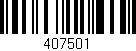 Código de barras (EAN, GTIN, SKU, ISBN): '407501'