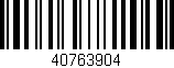 Código de barras (EAN, GTIN, SKU, ISBN): '40763904'