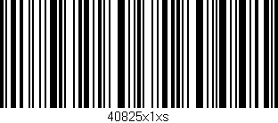 Código de barras (EAN, GTIN, SKU, ISBN): '40825x1xs'
