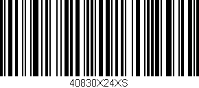 Código de barras (EAN, GTIN, SKU, ISBN): '40830X24XS'