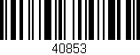 Código de barras (EAN, GTIN, SKU, ISBN): '40853'