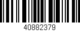 Código de barras (EAN, GTIN, SKU, ISBN): '40882379'