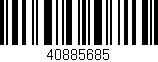 Código de barras (EAN, GTIN, SKU, ISBN): '40885685'