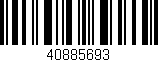 Código de barras (EAN, GTIN, SKU, ISBN): '40885693'