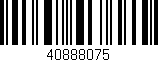 Código de barras (EAN, GTIN, SKU, ISBN): '40888075'