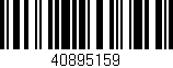 Código de barras (EAN, GTIN, SKU, ISBN): '40895159'