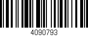 Código de barras (EAN, GTIN, SKU, ISBN): '4090793'