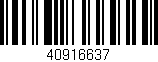 Código de barras (EAN, GTIN, SKU, ISBN): '40916637'