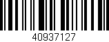 Código de barras (EAN, GTIN, SKU, ISBN): '40937127'