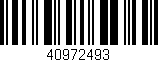 Código de barras (EAN, GTIN, SKU, ISBN): '40972493'