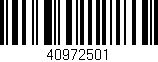 Código de barras (EAN, GTIN, SKU, ISBN): '40972501'