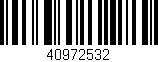 Código de barras (EAN, GTIN, SKU, ISBN): '40972532'