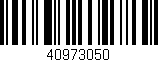 Código de barras (EAN, GTIN, SKU, ISBN): '40973050'