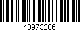 Código de barras (EAN, GTIN, SKU, ISBN): '40973206'