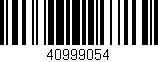 Código de barras (EAN, GTIN, SKU, ISBN): '40999054'