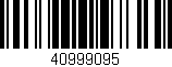 Código de barras (EAN, GTIN, SKU, ISBN): '40999095'