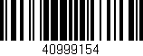 Código de barras (EAN, GTIN, SKU, ISBN): '40999154'