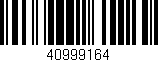 Código de barras (EAN, GTIN, SKU, ISBN): '40999164'