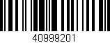 Código de barras (EAN, GTIN, SKU, ISBN): '40999201'