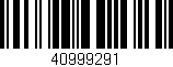 Código de barras (EAN, GTIN, SKU, ISBN): '40999291'