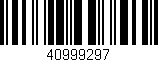Código de barras (EAN, GTIN, SKU, ISBN): '40999297'