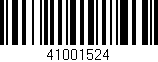 Código de barras (EAN, GTIN, SKU, ISBN): '41001524'