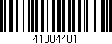 Código de barras (EAN, GTIN, SKU, ISBN): '41004401'