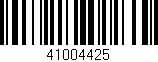 Código de barras (EAN, GTIN, SKU, ISBN): '41004425'