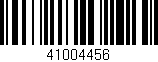 Código de barras (EAN, GTIN, SKU, ISBN): '41004456'