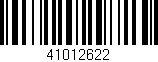 Código de barras (EAN, GTIN, SKU, ISBN): '41012622'