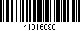 Código de barras (EAN, GTIN, SKU, ISBN): '41016098'
