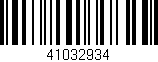 Código de barras (EAN, GTIN, SKU, ISBN): '41032934'