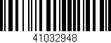 Código de barras (EAN, GTIN, SKU, ISBN): '41032948'