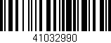 Código de barras (EAN, GTIN, SKU, ISBN): '41032990'