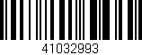 Código de barras (EAN, GTIN, SKU, ISBN): '41032993'