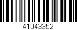 Código de barras (EAN, GTIN, SKU, ISBN): '41043352'