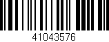 Código de barras (EAN, GTIN, SKU, ISBN): '41043576'