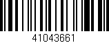 Código de barras (EAN, GTIN, SKU, ISBN): '41043661'