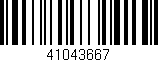 Código de barras (EAN, GTIN, SKU, ISBN): '41043667'