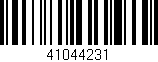 Código de barras (EAN, GTIN, SKU, ISBN): '41044231'