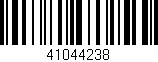 Código de barras (EAN, GTIN, SKU, ISBN): '41044238'
