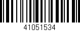 Código de barras (EAN, GTIN, SKU, ISBN): '41051534'