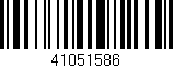 Código de barras (EAN, GTIN, SKU, ISBN): '41051586'