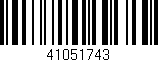 Código de barras (EAN, GTIN, SKU, ISBN): '41051743'