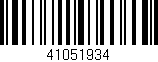 Código de barras (EAN, GTIN, SKU, ISBN): '41051934'