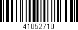 Código de barras (EAN, GTIN, SKU, ISBN): '41052710'
