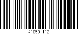 Código de barras (EAN, GTIN, SKU, ISBN): '41053/112'