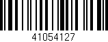 Código de barras (EAN, GTIN, SKU, ISBN): '41054127'