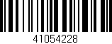 Código de barras (EAN, GTIN, SKU, ISBN): '41054228'