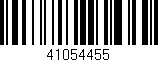 Código de barras (EAN, GTIN, SKU, ISBN): '41054455'